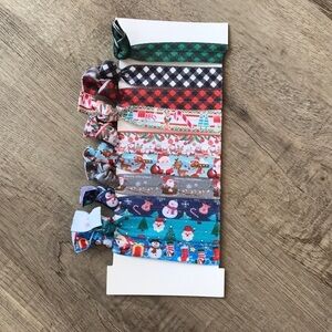 4/$25 lot of Christmas hair ties